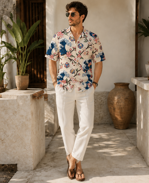 Cherry Blossom Hawaiian Shirt