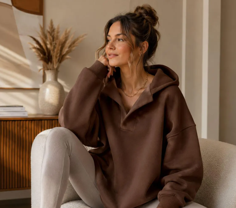 The Cozy Cloud Pink Oversized Hoodie