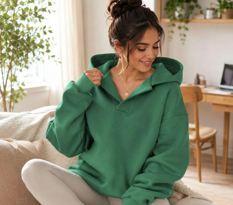 The Cozy Cloud Pink Oversized Hoodie