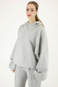 Unisex High Neck Fleece Pullover Hoodie