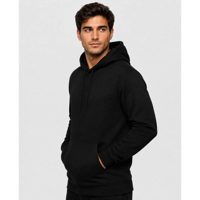Unisex Line Art Graphic Oversized Fleece Hoodie