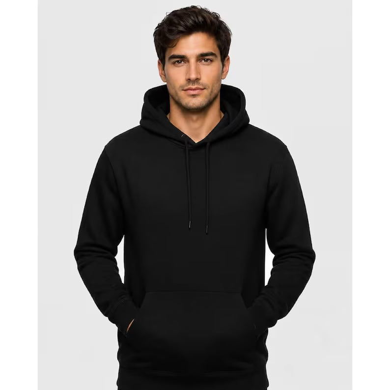 Unisex Line Art Graphic Oversized Fleece Hoodie
