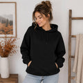 Unisex Line Art Graphic Oversized Fleece Hoodie