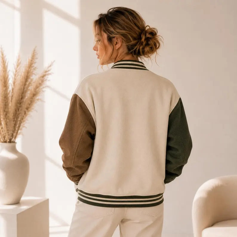 Unisex Vintage Varsity Jacket
