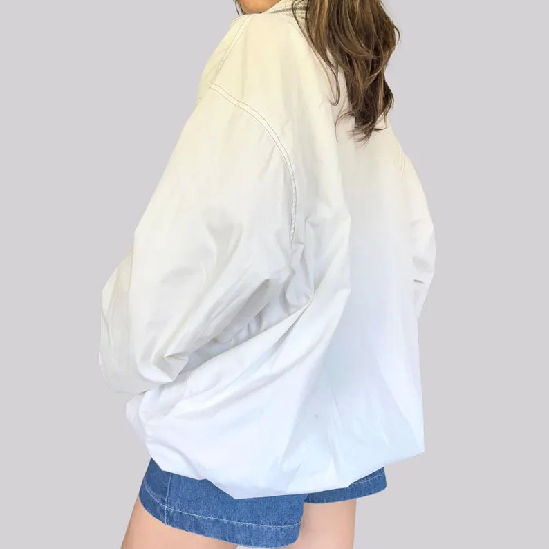 Vintage 80s/90s Windbreaker Sports Jacket - Retro Colorblock Unisex Track Top