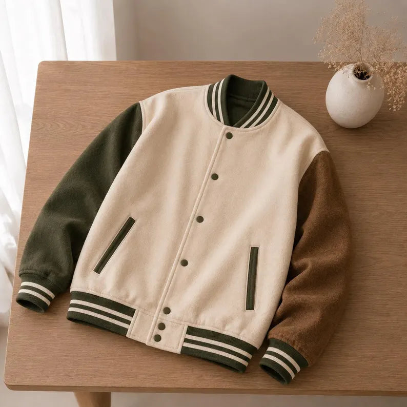 Unisex Vintage Varsity Jacket