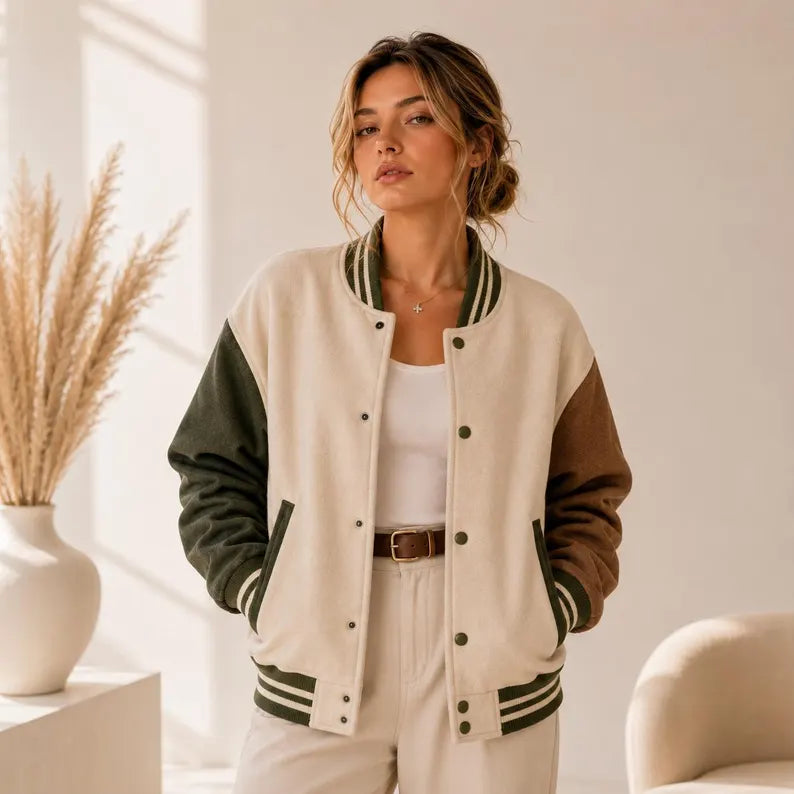 Unisex Vintage Varsity Jacket