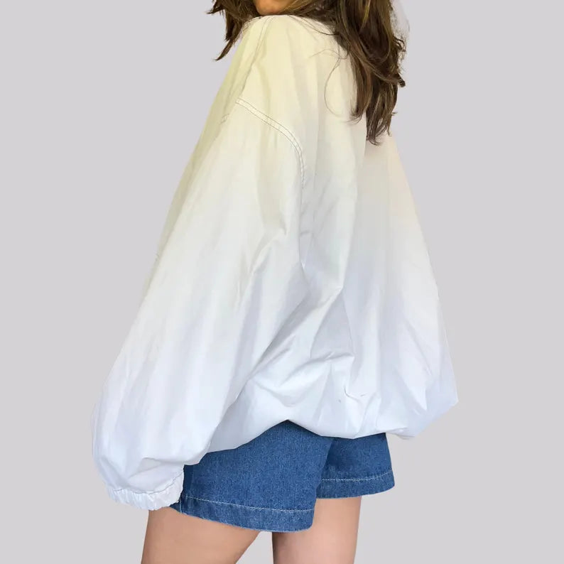 Vintage 80s/90s Windbreaker Sports Jacket - Retro Colorblock Unisex Track Top