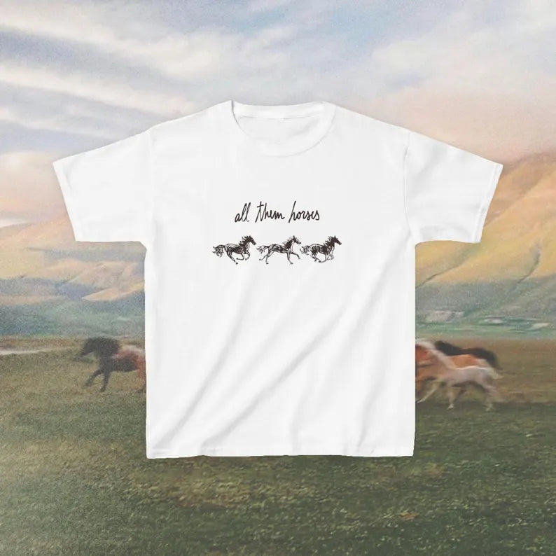 All Them Horses Kahan Shirt - Orbiter Baby Tee & Noah The Great Divide Tour Merch