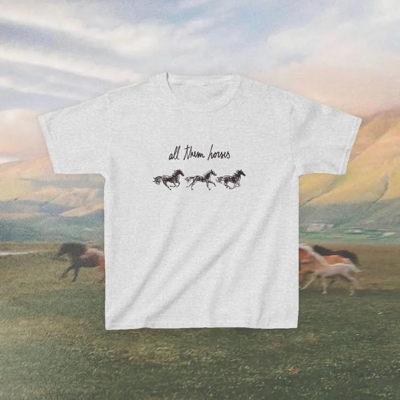 All Them Horses Kahan Shirt - Orbiter Baby Tee & Noah The Great Divide Tour Merch