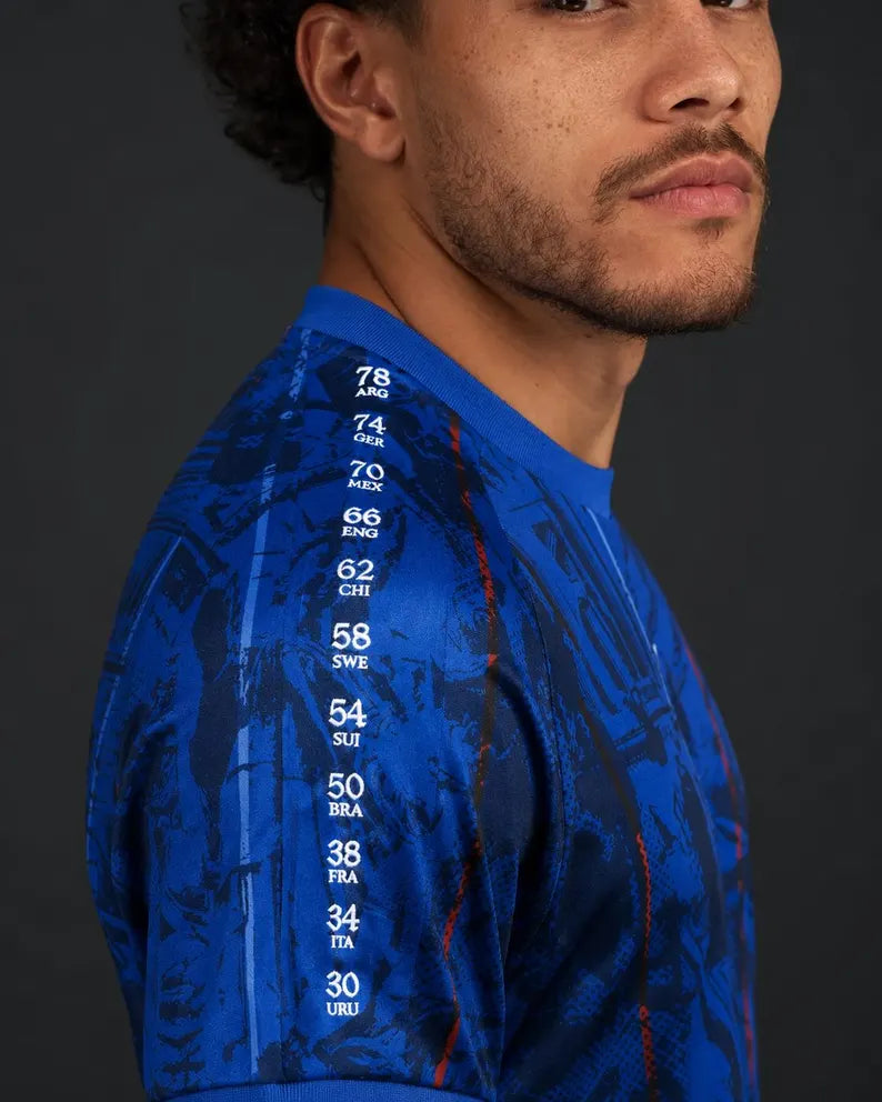 France Inspired Football Heritage Jersey 2026 - Blue Soccer Shirt & Retro World Cup Style Fan Jersey