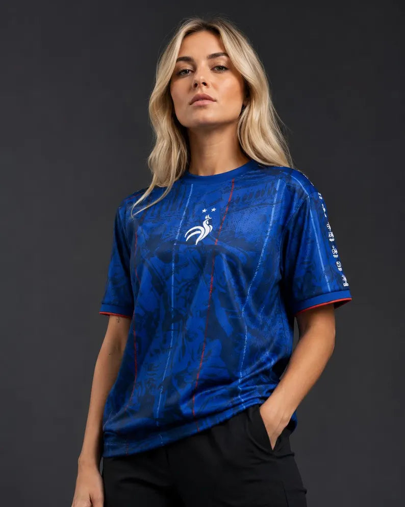 France Inspired Football Heritage Jersey 2026 - Blue Soccer Shirt & Retro World Cup Style Fan Jersey
