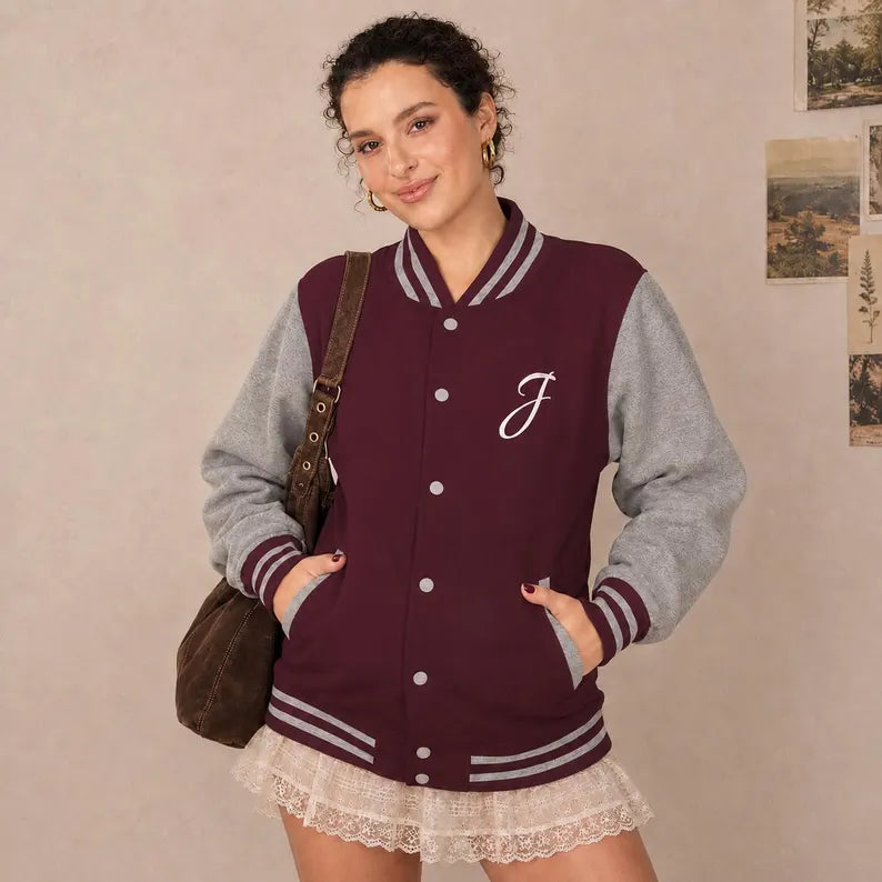 Monogram Varsity Oversized Jacket