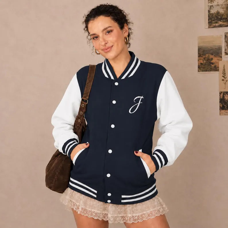 Monogram Varsity Oversized Jacket