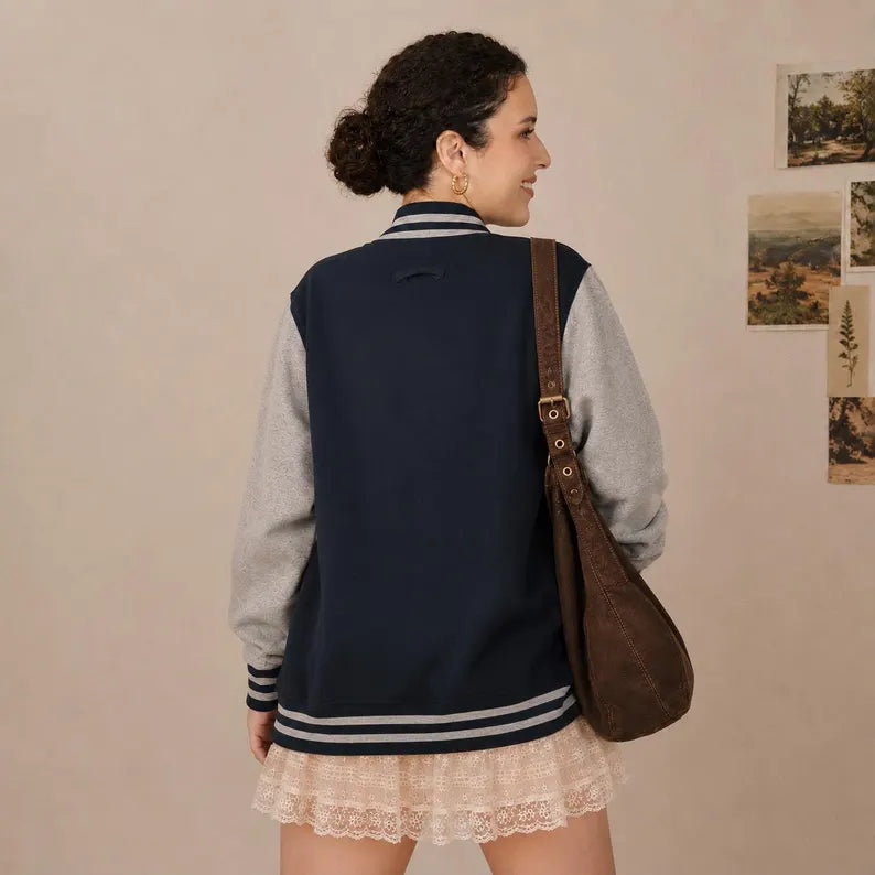 Monogram Varsity Oversized Jacket